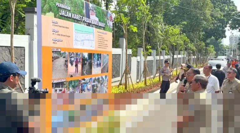 Gubernur Pramono Anung Resmikan Revitalisasi Jalan Karet Tengsin, Akses Vital Warga Setelah 30 Tahun Rusak