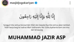 Haedar Nashir: “Kiprah Muhammad Jazir Teladan Gerakan Masjid Indonesia”
