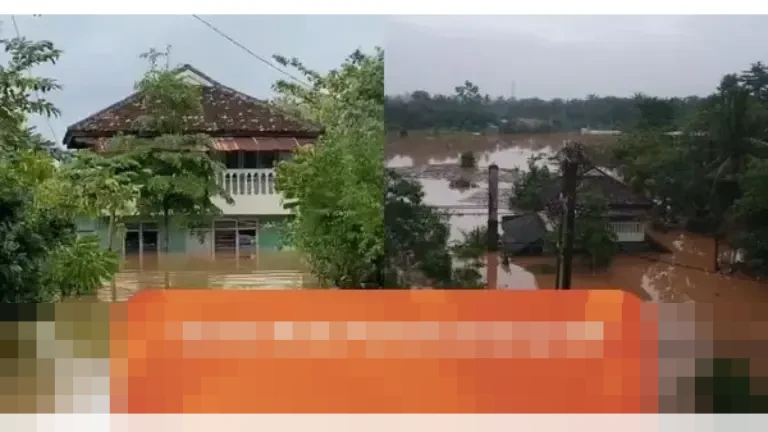 Hujan Deras Picu Banjir di Natar Lampung Selatan, Puluhan Rumah Warga Terendam hingga Betis