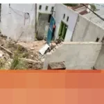 Hujan Deras Picu Longsor di Kebon Jeruk Bandar Lampung, Dua Rumah Rusak Parah