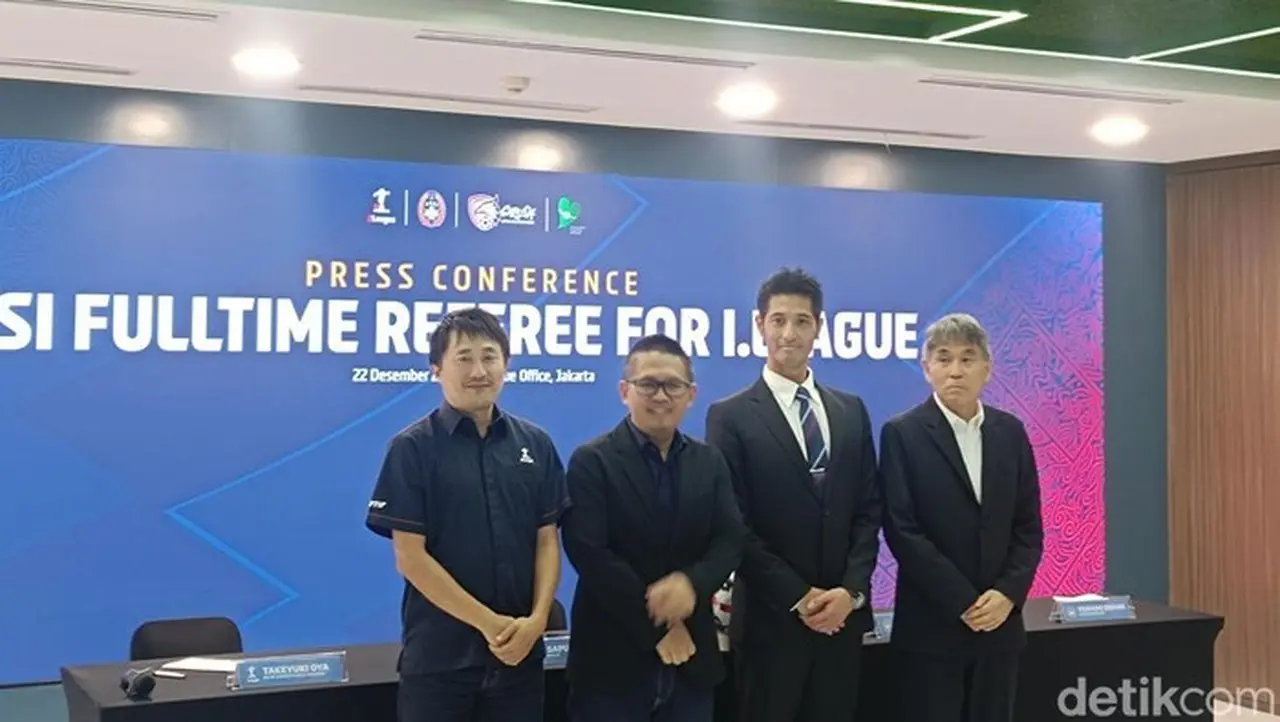 I.League Kontrak Wasit Jepang Yudai Yamamoto Full Time, Pimpin Super League Mulai Januari 2026