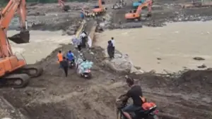 Jembatan Darurat Beutong Rampung, Akses Motor Nagan Raya-Aceh Tengah Kembali Terbuka