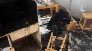 Pemilik Kios Kalibata Menangis: Usaha Hangus Dibakar Pasca Kericuhan ‘Mata Elang’