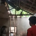Atap Rumah Rapuh di Bogor Ambruk Diterpa Hujan Deras, BPBD Beri Bantuan Terpal