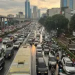 Macet Parah di Jakarta Selatan Akibat Hujan Sore, Jalan Gatot Subroto Lumpuh