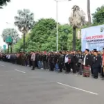 Kapolres Jakpus Tekankan Sinergi Masyarakat dalam Apel Harkamtibmas di Kemayoran