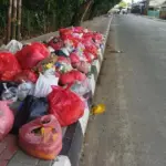 Sampah Menggunung di Dekat Kantor DPRD dan Puskesmas Serpong, Tangsel