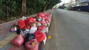 Tumpukan Sampah Seminggu di Jalan Raya Serpong Keluhkan Warga, Bau Menyengat Ganggu Aktivitas