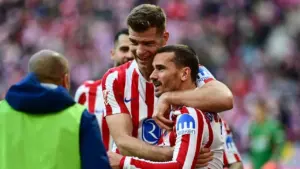 Atletico Madrid Bungkam Valencia 2-1, Griezmann Cetak Gol Penentu Kemenangan
