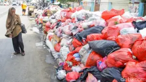 Warga Tangerang Selatan Keluhkan Tumpukan Sampah Menggunung Akibat Masalah TPA Cipeucang
