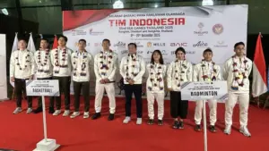 Prabowo Subianto Apresiasi Kontingen Indonesia di SEA Games 2025, Beri Pesan Penting