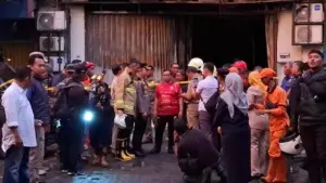 Gubernur DKI Tinjau Gedung Terra Drone Terbakar, 22 Tewas