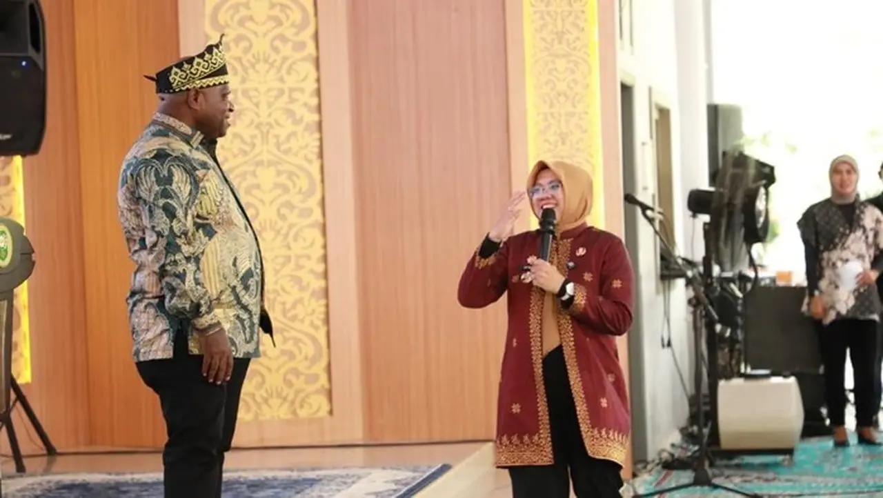 Bupati Siak Lantang Suarakan Hak Asasi Rakyat di Hadapan Menteri HAM Pigai