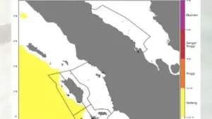 BMKG Peringatkan Potensi Gelombang Tinggi 2,5 Meter di Perairan Nias dan Sekitarnya