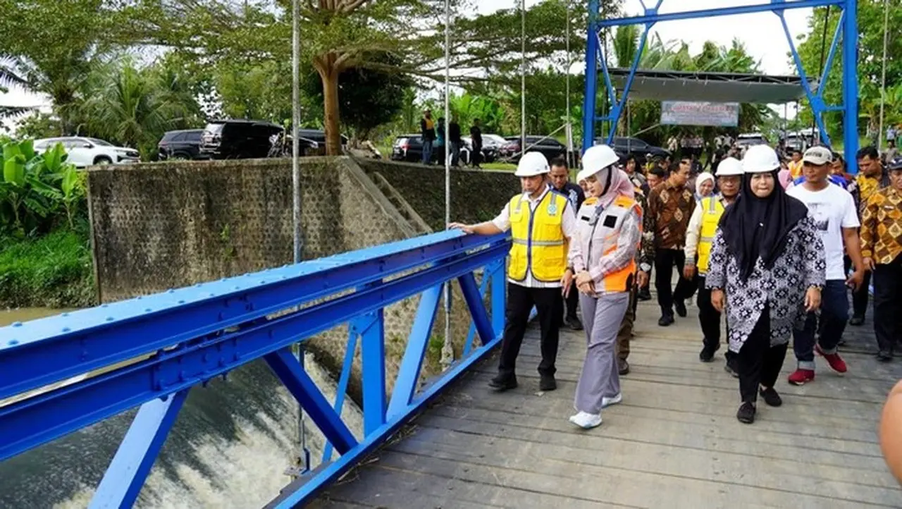 Pemprov Lampung Resmikan Rehabilitasi Irigasi Way Ngison Senilai Rp 7,8 Miliar untuk Tingkatkan Produktivitas Petani