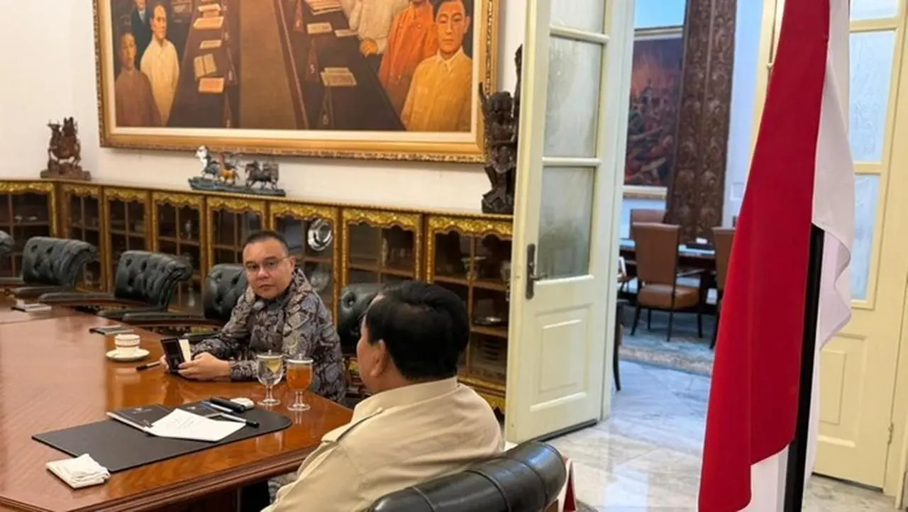 Prabowo dan Dasco Bertemu di Istana, Bahas Stabilitas Ekonomi dan Bencana Sumatera Prabowo dan Dasco Bertemu di Istana, Bahas Stabilitas Ekonomi dan Bencana Sumatera
