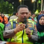 Kakorlantas Polri Dekati Komunitas Ojol di Surabaya Lewat Warkop Kamtibmas