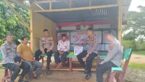 Tiga Pos Satkamling Dibangun di Rohul, Perkuat Keamanan Lingkungan Berbasis Komunitas