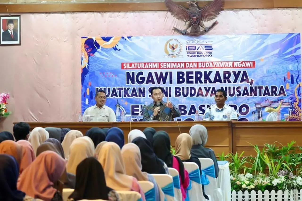 Ibas Tegaskan Budaya Jembatan Peradaban, Ajak Seniman Ngawi Perkuat Identitas Bangsa