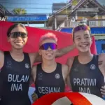 Triathlon Sumbang Emas ke-73 Indonesia di SEA Games 2025, Kontingen Merah Putih Jaga Asa 80 Medali