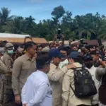 Presiden Prabowo Subianto Tinjau Posko Pengungsian dan Pembangunan Hunian Sementara di Agam, Sumatera Barat