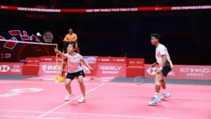Jafar/Felisha Tumbang di Laga Kedua BWF World Tour Finals 2025 Setelah Takluk dari Juara Dunia