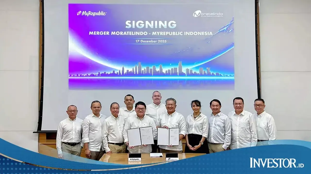 Moratelindo dan MyRepublic Umumkan Merger, Bentuk PT Ekamas Mora Republik Tbk pada Semester I 2026 Moratelindo dan MyRepublic Umumkan Merger, Bentuk PT Ekamas Mora Republik Tbk pada Semester I 2026