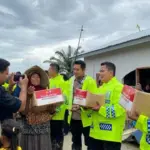 Kompol Sandy: “Masyarakat Antusias Terima Bantuan Sembako Korlantas Polri di Aceh Tamiang”