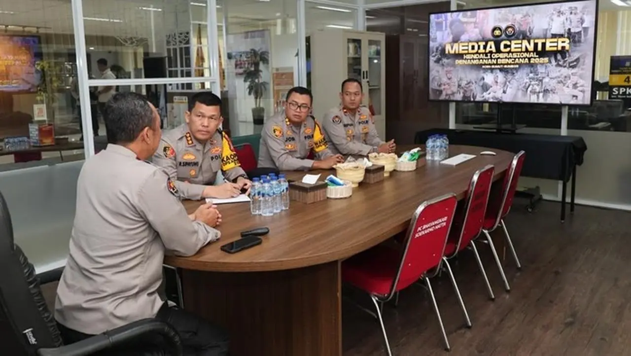 Polri Buka Media Center Bencana Sumatera di Bandara Soetta