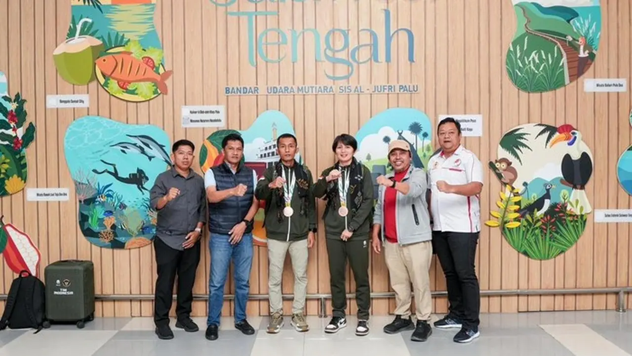 KONI Sulteng Apresiasi Akyko Michelle dan Heriyanto, Peraih Medali Perunggu SEA Games Thailand 2025