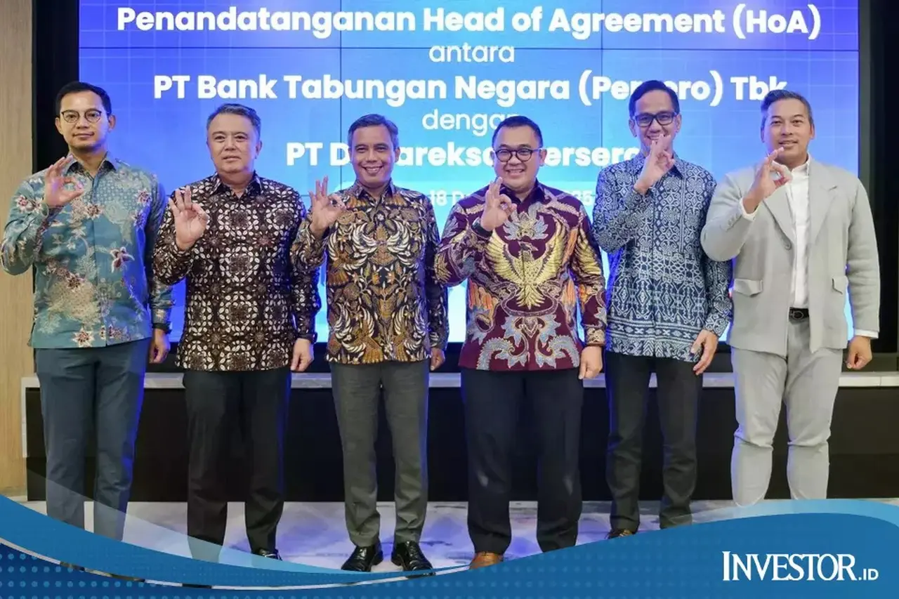 BTN Sediakan Plafon Pembiayaan Rp4,5 Triliun untuk Holding Danareksa, Perkuat Kemitraan Strategis