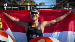 Rashif Amila Yaqin Raih Emas Triatlon Perorangan Putra, Indonesia Kumpulkan 82 Medali di SEA Games 2025