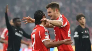 Bayern Munich Bangkit dari Ketinggalan, Taklukkan Sporting CP 3-1 di Allianz Arena