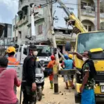 Brimob Polda Aceh Kawal PLN Normalisasi Listrik Pasca-Banjir Aceh Tamiang