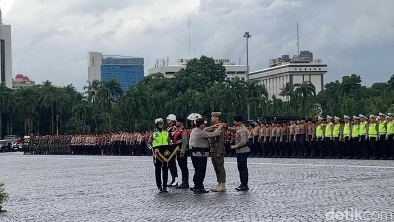Polri Kerahkan 146 Ribu Personel Gabungan Amankan Nataru, Apel Operasi Lilin 2025 Digelar di Monas