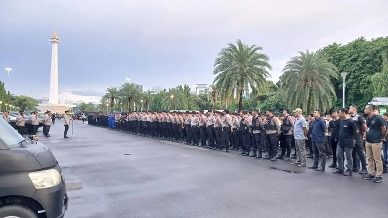 Polda Metro Jaya Kerahkan 988 Personel Amankan Tablig Akbar Milad Jakmania di Monas