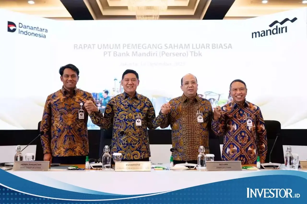 RUPSLB Bank Mandiri (BMRI) Putuskan Perubahan Susunan Dewan Komisaris, Jajaran Direksi Tetap