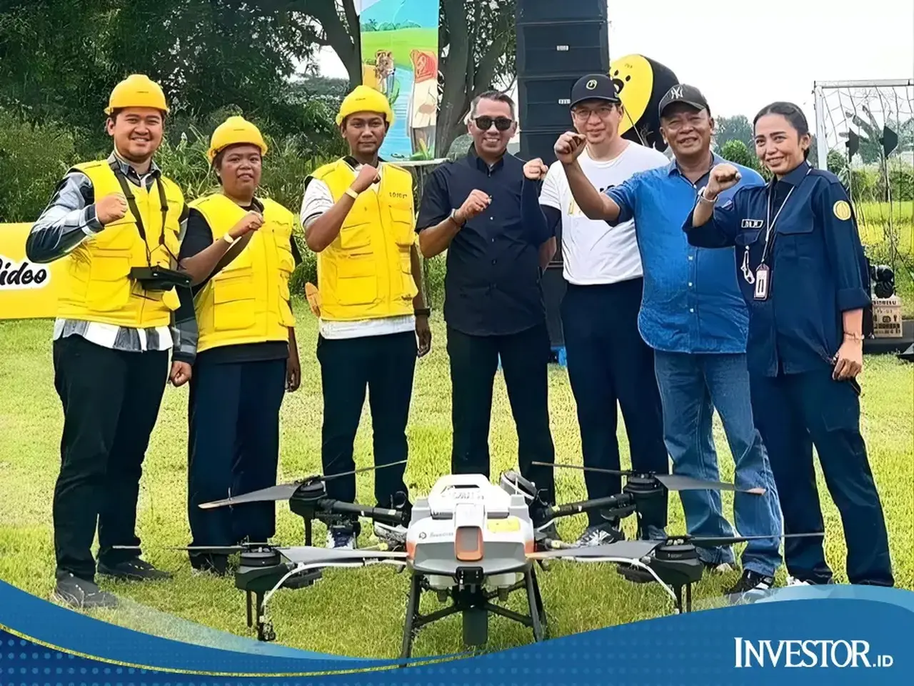 SnackVideo Serahkan Drone Pertanian di Kediri, Dorong Efisiensi dan Swasembada Pangan Nasional