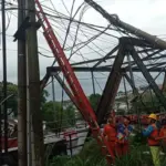 Tiang Listrik Roboh di Jalan RE Martadinata Bogor, BPBD: Lalin Terimbas, Segera Tertangani