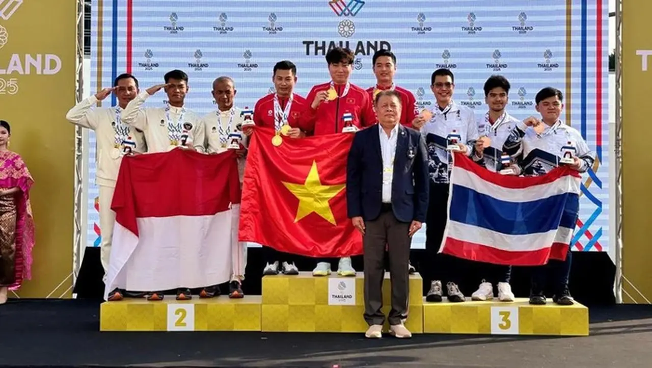 Batalyon C Pelopor Brimob Polda Metro Jaya Ukir Prestasi di SEA Games 2025 Thailand: Raih Dua Medali