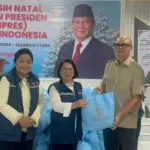Prabowo Kirim Ribuan Paket Tali Kasih Natal ke Langowan Minahasa, Kampung Halaman Ibunda
