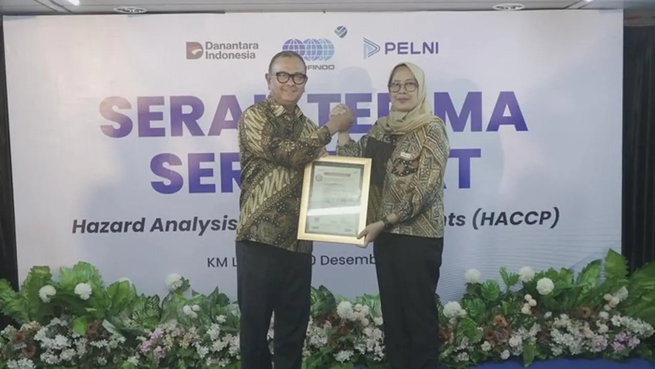 PELNI Tingkatkan Standar Keamanan Pangan, Lima Armada Raih Sertifikasi HACCP Internasional
