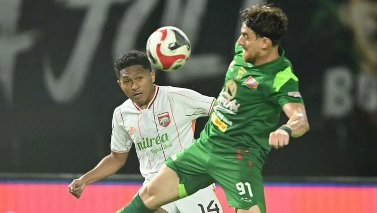 Drama Empat Gol di GBT: Persebaya Tahan Imbang Borneo FC 2-2 di Super League