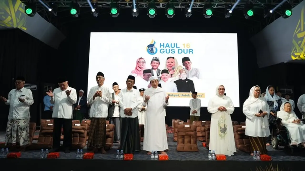 Menteri Agama Pimpin Doa Haul ke-16 Gus Dur: Mohon Ampunan dan Keselamatan Bangsa