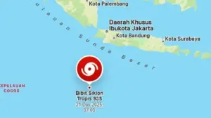 BMKG Peringatkan: Bibit Siklon 93S Diprediksi Menguat Jadi Siklon Tropis Kategori 2 Besok
