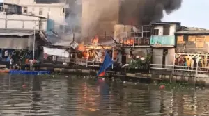 Kebakaran Hanguskan 14 Rumah di Kapuk Muara Jakarta Utara, Kerugian Ditaksir Rp 900 Juta