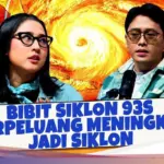 BMKG: Bibit Siklon Tropis 93S Diprediksi Menguat Jadi Siklon Kategori 2 Senin Malam Ini