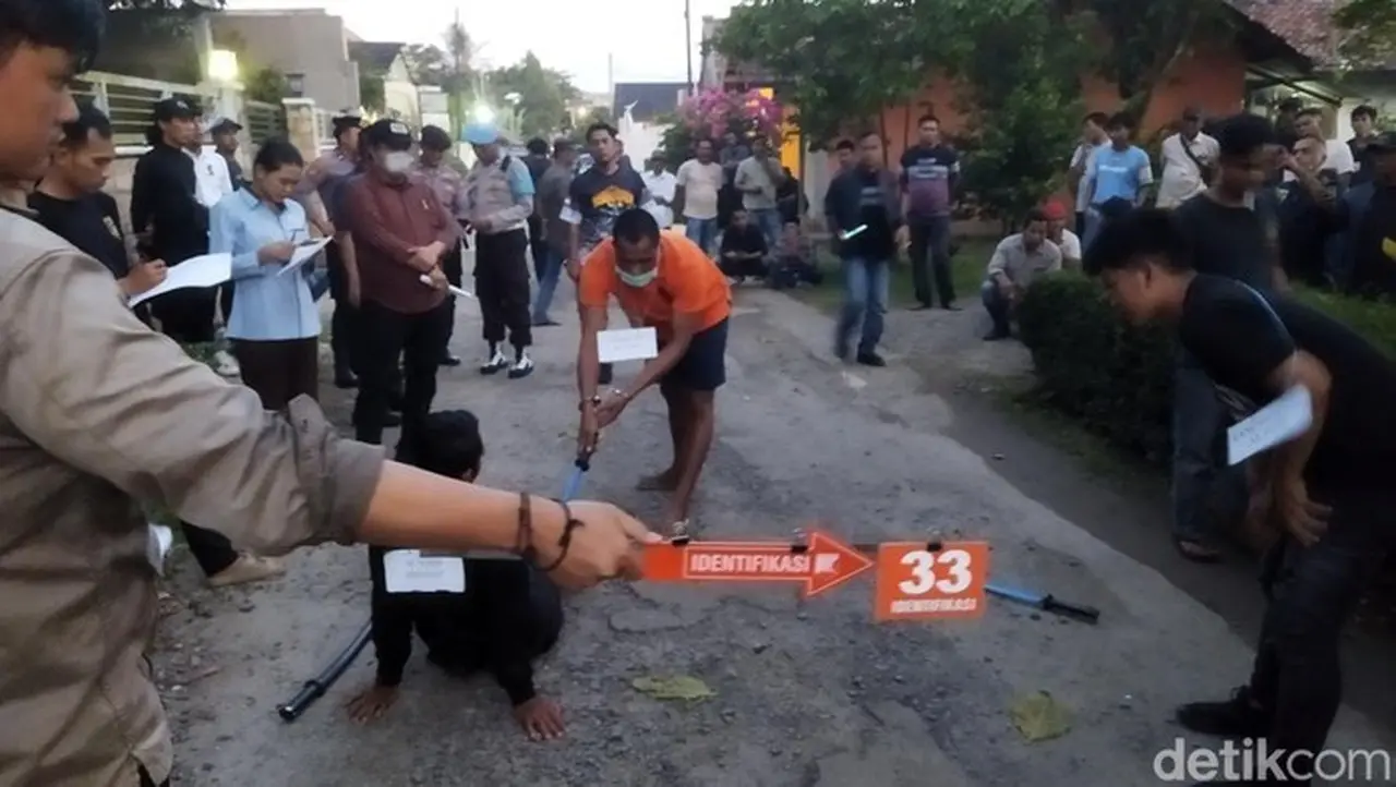 Rekonstruksi Kasus Pembunuhan Tengkulak Sawit: 46 Adegan Diperagakan di Pandeglang