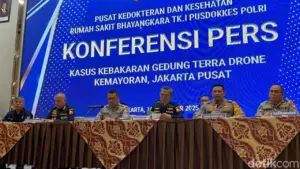 10 dari 22 Jasad Korban Kebakaran Terra Drone Teridentifikasi, RS Polri Terus Lakukan Proses