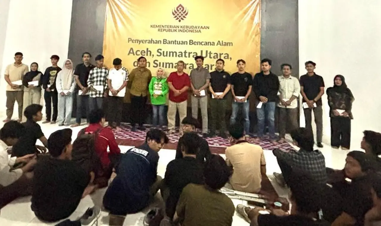 Kemenbud Salurkan Bantuan dan Gelar Aksi Solidaritas Budaya untuk Korban Banjir Aceh